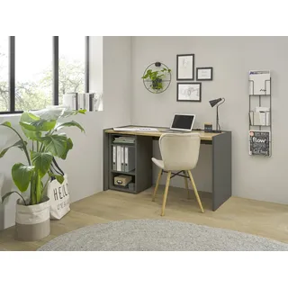 Home Affaire Büromöbel-Set CiTY/GiRON, (Set, 2-tlg) grau