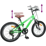 vidaXL Mountainbike 24 Zoll RH 0 cm Grün