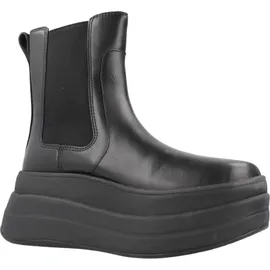 original brands FITFLOP FitFlop F-Mode Stack Leather Chelsea Boots SCHWARZ 38 - Schwarz - 38