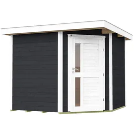 Weka Gartenhaus 229 2,39 x 2,35 m anthrazit