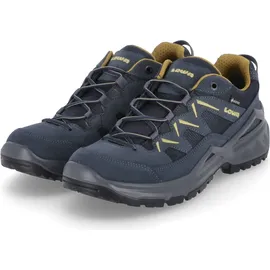 Lowa Sirkos Evo GTX LO Herren Stahlblau/Senf 42