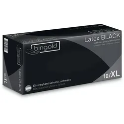 Bingold BINGOLD Latex BLACK Einmalhandschuhe Latex black XL