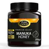Pure Gold Premium Manuka-Honig, MGO-Gehalt 525 mg + 250g