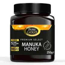 Pure Gold Premium Manuka-Honig, MGO-Gehalt 525 mg + 250g