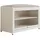 Hti-Living Schuhschrank 70 x 45 x 32 cm mit Schiebetür und Sitzkissen beige / beige