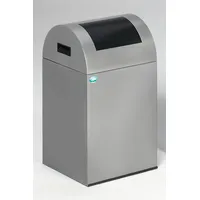 Proregal Selbstlöschender Wertstoffsammler rund | 43 Liter, HxBxT 60x32x32cm