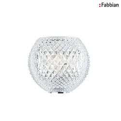 Fabbian DIAMOND Wandleuchte,22cm Kristallglas R7S FABB-D82D9900