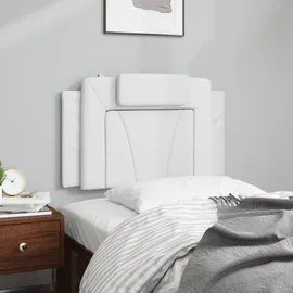 vidaXL Kopfteil-Kissen "Viana" Weiß 80 cm Kunstleder