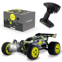 Overmax X-Pace Ferngesteuertes Auto RC Car, 4x4, Geschwindigkeit von 45 kmh, 100m Reichweite, LED-Beleuchtung, unabhängige Federung, große Fahrzeugabmessungen