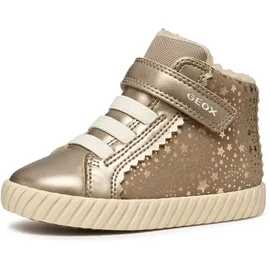 GEOX Baby-Mädchen B MIRROLESS Girl Sneaker, Dark BEIGE, 22 EU