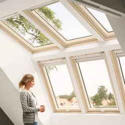 VELUX Lichtlösung PANORAMA GPL MK06 SB0W3BK2 klar lackiert 3 mal GPL und 3 mal GGL inklusive PANORAMA-Eindeckrahmen EBW THERMO Alu
