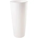 8 seasons Design Shining Classic Pot XL, LED Pflanzkübel 49 x 100 cm (weiß), E27 Fassung inkl. Leuchtmittel in warmweiß, großer beleuchteter Pflanzkübel für innen + außen, Blumenkübel