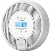X-Sense CO Melder mit Digitalanzeige, Kohlenmonoxidmelder, Akkurater Sensor mit 10-Jahren Lebensdauer, Batterie Austauschbar, Zertifiziert nach EN 50291, CO03D