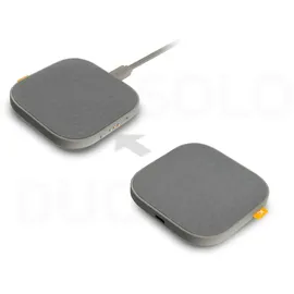Xtorm Wireless Drahtloses Ladegeräte Duo - 15 W - Grau