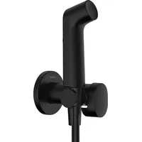 Hansgrohe Bidette Handbrause S EcoSmart für Warmwasser mit Duschkopfhalterung