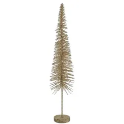 Seoul Deko Tannenbaum mit Glitzer gold 49cm