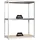 Proregal Schwerlastregal Wood Beast Three HxBxT 200 x 150 x 60 cm 3 Ebenen Fachlast 600 kg Verzinkt