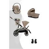 cybex retail gmbh Gazelle S LUX Travel System Almond Beige