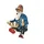 KWO Kunstgewerbe-Werkstätten Olbernhau GmbH Räuchermann Kantenhocker Katzenfreund BxTxH= 9x11x18cm NEU Rauchfigur Rauchmann