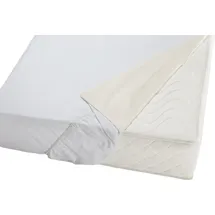 Erwin Müller Spannbettlaken Molton 180 x 200 cm weiß