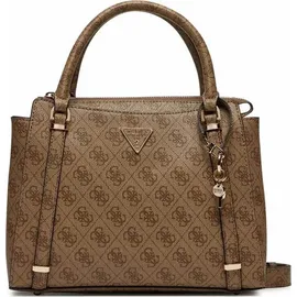 GUESS Eco Erica 2 Compartment Satchel Latte Logo - Einheitsgröße