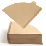 Papier Kaffeefilter Größe 2-100pcs V-förmiger Kaffeefilter Papier - Filterpapier Größe 2,Filter 02 Coffee Papierfilter - 02 Coffee Kegel Filterpapier für Kaffeetropfkegel Kaffeemaschinen(2-4 Tassen)