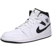 Nike Air Jordan 1 Mid White/White/Black/Black 44,5
