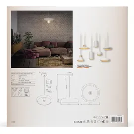 LEDVANCE D.Pla.PurePen.300E27 Pendelleuchte