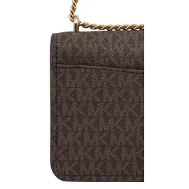 Michael Kors Claire Small Umhängetasche Leder Brown/Acorn