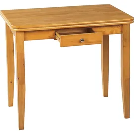 Beliani Ausziehtisch 90/120 x 76 x 60 cm braun