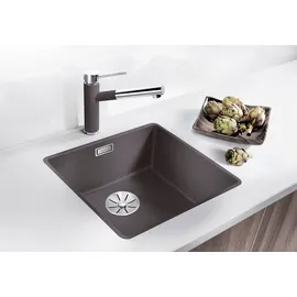 Blanco Subline 400-F cafe + Handbetätigung + InFino