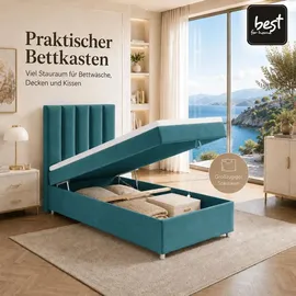 Best For Home Trinity K10 90 x 200 cm H3 Blau/Türkis