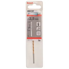 Bosch Metallbohrer HSS-TiN DIN 338 2,5 x 30 x 57 mm
