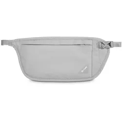 pacsafe Coversafe V100 RFID-blockierende Taillen-Geldtasche Neutral Grey