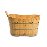 purehaven Bern Holzbadewanne 120 x 62 cm
