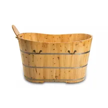 purehaven Bern Holzbadewanne 120 x 62 cm