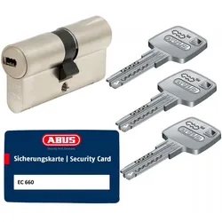 ABUS EC660NP Profildoppelzylinder Schließzylinder Türschloss Zylinder verschiedenschließend, ABUS Zylinder: 30-50 mm