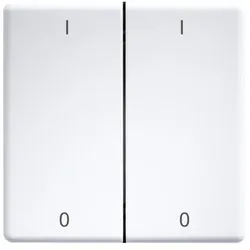 Eltako Doppelwippe lasergraviert DW-FT55-wg+IO