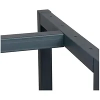 Wiltec Werkbank Gestell 125 x 57 cm, aus Stahl, Werkbankgestell in Anthrazit Rot, Tischgestell max. 200 kg als Werkbank, Arbeitstisch - Arbeitsbock, 125x57x81cm
