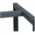 Wiltec Werkbank Gestell 125 x 57 cm, aus Stahl, Werkbankgestell in Anthrazit Rot, Tischgestell max. 200 kg als Werkbank, Arbeitstisch - Arbeitsbock, 125x57x81cm