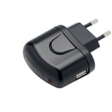 Slabo USB Ladeadapter Adapter für HTC Desire 12 | HTC Desire 12+ | HTC Desire 20 pro | HTC Desire 320 "Ultra Slim" - SCHWARZ