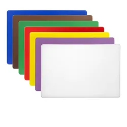 Gastronoble Hygiplas Low Density Schneidebretter - 7 Stück - LDPE - 450(L)x300(B)x20(H)mm