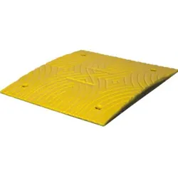 Moravia Fahrbahnschwelle TOPSTOP-30-RE Normelement gelb 500 x 500 x 30 mm