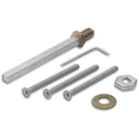 HOPPE - zt- Befestigungsset,VK 8x150mm,M6, TS 67-72,Fe