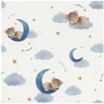 Rasch Textil Vliestapete 321005 Tapete Kinderzimmer 53 X 1005 Cm Rasch Selection Blau