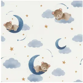 Rasch Textil Vliestapete 321005 Tapete Kinderzimmer 53 X 1005 Cm Rasch Selection Blau