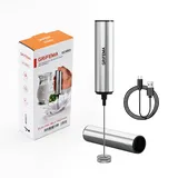 GRIFEMA Elektrischer Milchaufschäumer silber