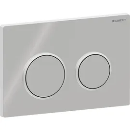 Geberit Omega20 Betätigungsplatte 2-Mengenspülung Chrom matt
