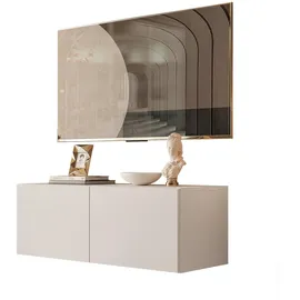 lookway COLGANTE TV-Lowboard 100x36x40 cm Beige MDF/Spanplatte
