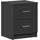vidaXL Nachtschrank mit 2 Schubladen 40 x 36 x 50 cm Schwarz
